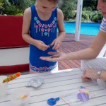 Kids pretend play shop-keeper